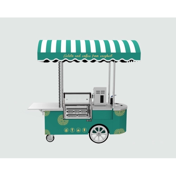 Easy Best ,IC CART5, Display Show Cake cart|mkayn | مكاين