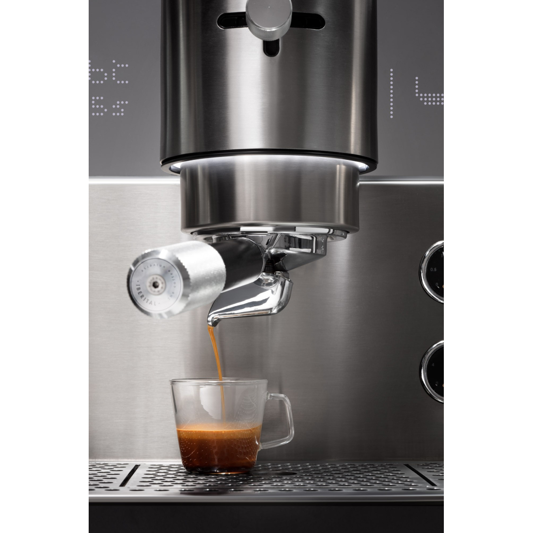 Iberital ,VISION Smart 2GR, 2 Groups Espresso Machine Wood Mirror|mkayn | مكاين