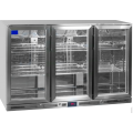 Omaj Three Doors Stainless Steel Back Bar Chiller|mkayn | مكاين