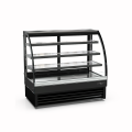 Omaj Pro ,DS900, Curved Glass Display Show Cake Case Black 90 cm|mkayn | مكاين