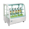 Omaj ,XCW-100L, White Cake Display Chiller  Countertop Curved Glass -70cm|mkayn | مكاين