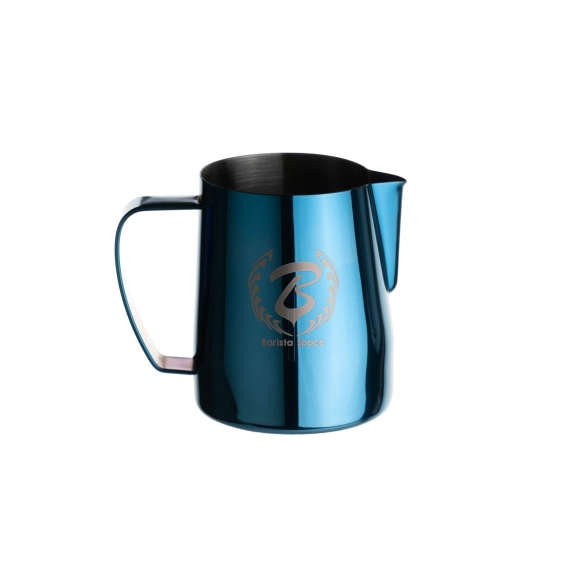 Barista Space (F3) Stainless Steel Blue Milk Pitcher 350ml