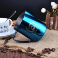 Barista Space (F4) Stainless Steel Blue Milk Pitcher 600ml|mkayn | مكاين