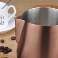 Barista Space (F17) Stainless Steel Copper Milk Pitcher 350ml|mkayn | مكاين