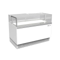 Omaj Pro ,DICS1200, Display Show Cake and Chocolate Case Bottom With Drawer White 120 cm|mkayn | مكاين