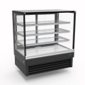 Omaj Pro ,DSF1200, Straight Glass Display Show Cake Case Black 120 cm|mkayn | مكاين