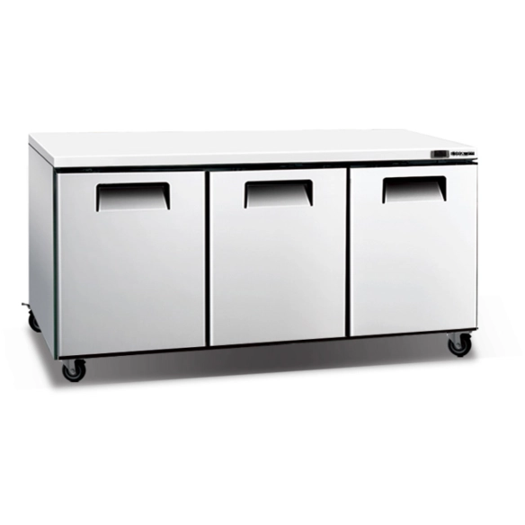 COOL HEAD ,QR3100, Three Door Worktop Undercounter Chiller|mkayn | مكاين