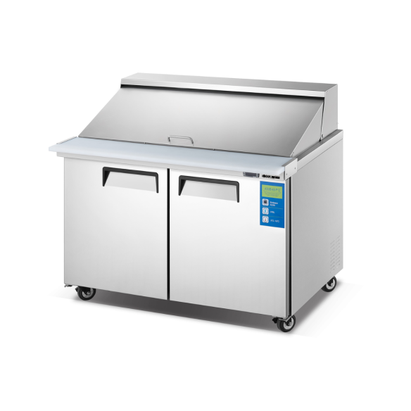 COOL HEAD ,CRP93A, Pizza & Sandwiches Preparation Chiller With Three Doors And Granite Worktop - Depth 70 cm|mkayn|مكاين
