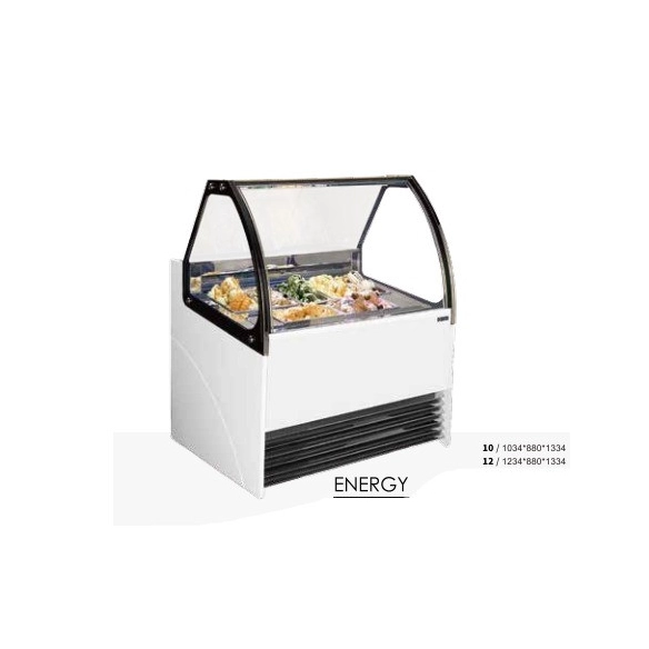 Easy Best ,ENERGY12, Ice Cream Display 12 Tubs|mkayn | مكاين