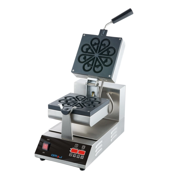 Omaj ,UWB-08, Rotating Flower Waffle Maker - Digital|mkayn | مكاين