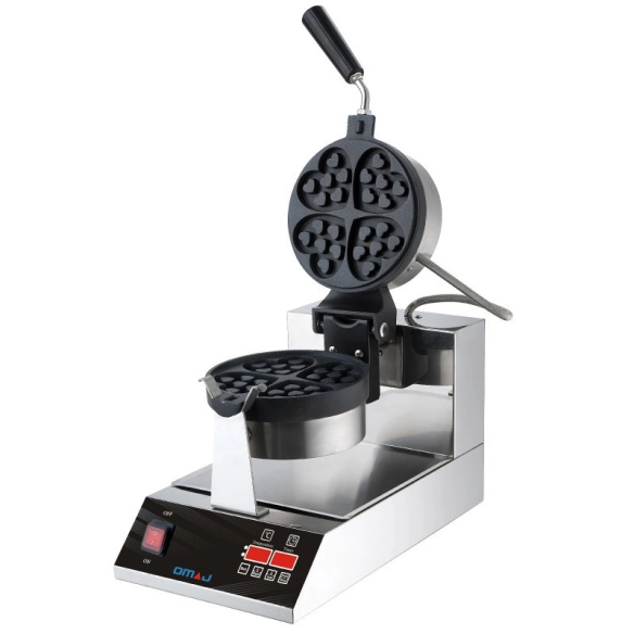 Omaj ,HNHWBD, Rotating Hearts at heart Waffle Maker - Digital|mkayn | مكاين