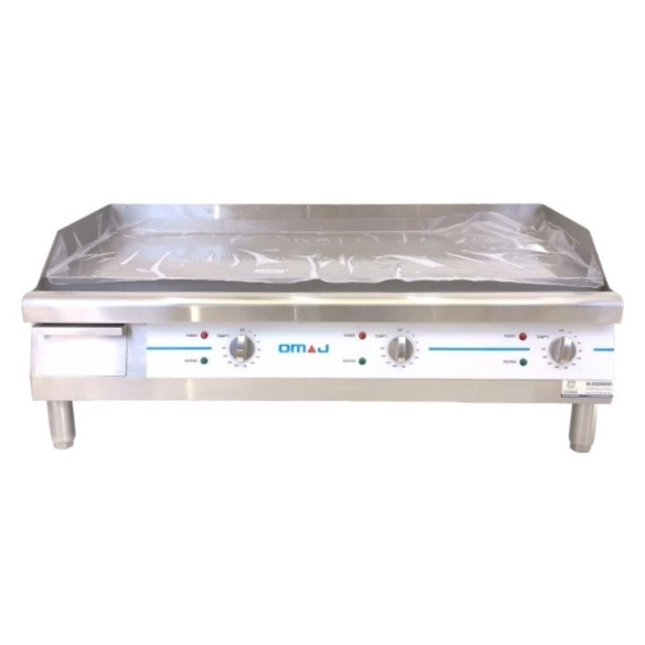 Tecnoinox ,FTC4E9, Tabletop Single Chrome Electric Grill 400 x 900 mm|mkayn | مكاين