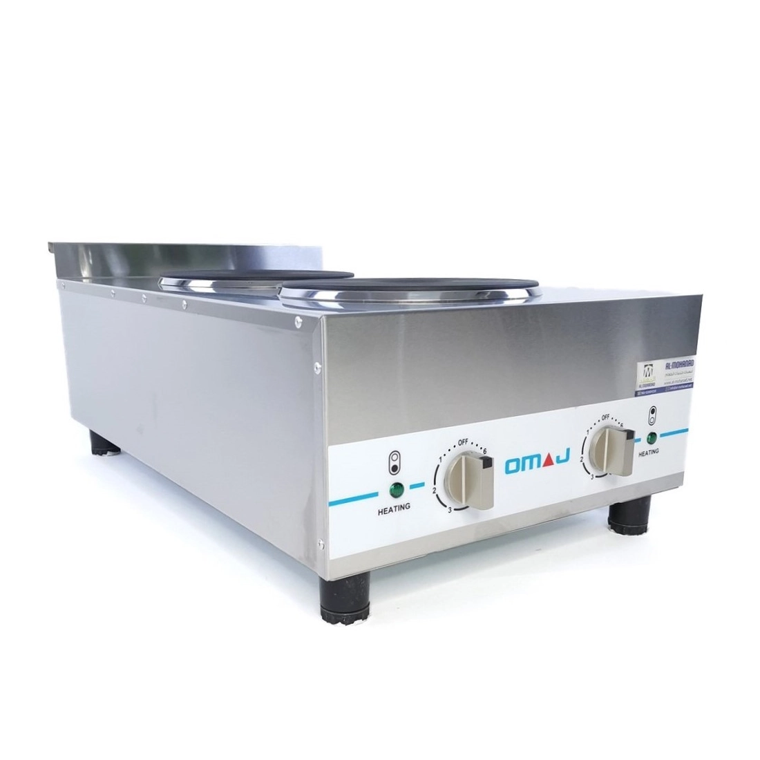 Omaj ,FG-02A, Counter Top 2 Burner Electric|mkayn | مكاين