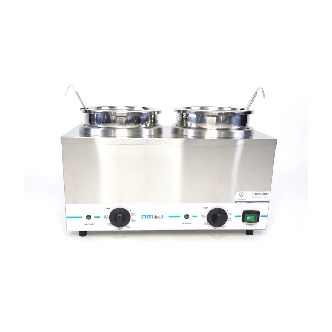 Omaj ,FZ-04 2A, Double Food Steam Warmer|mkayn | مكاين