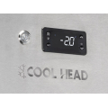 COOL HEAD ,QN12, Stainless Steel Upright Two Door Freezer 1255 Lt|mkayn | مكاين