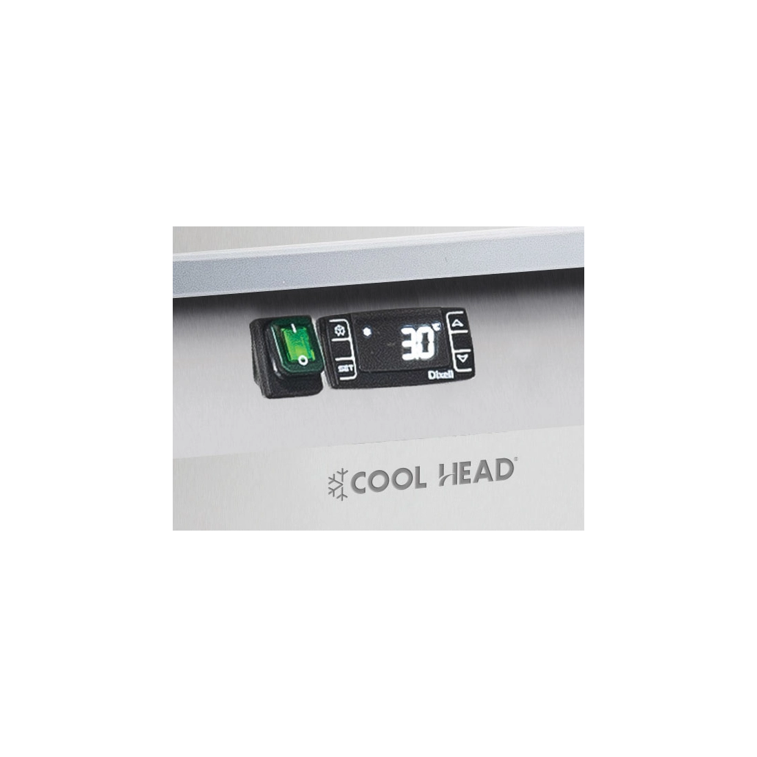 Cool Head ,QN2100, Two Door Worktop Undercounter Freezer|mkayn | مكاين