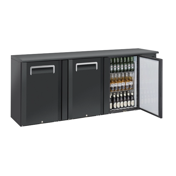 COOL HEAD ,QB300, 3 Doors Chiller Back Bar|mkayn | مكاين