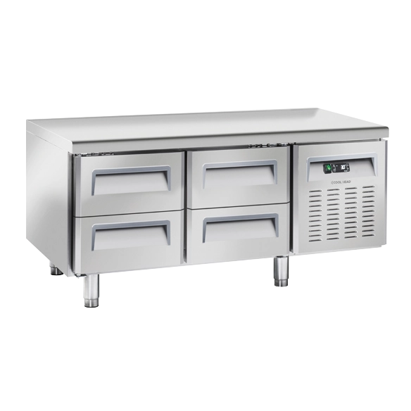 COOL HEAD (U-GN2140TN) Low Hight Worktop Chiller With 4 Drawers|mkayn | مكاين