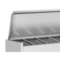 COOL HEAD ,SH2800, Pizza & Sandwiches Preparation Chiller With Two Doors - Depth 80 cm|mkayn | مكاين