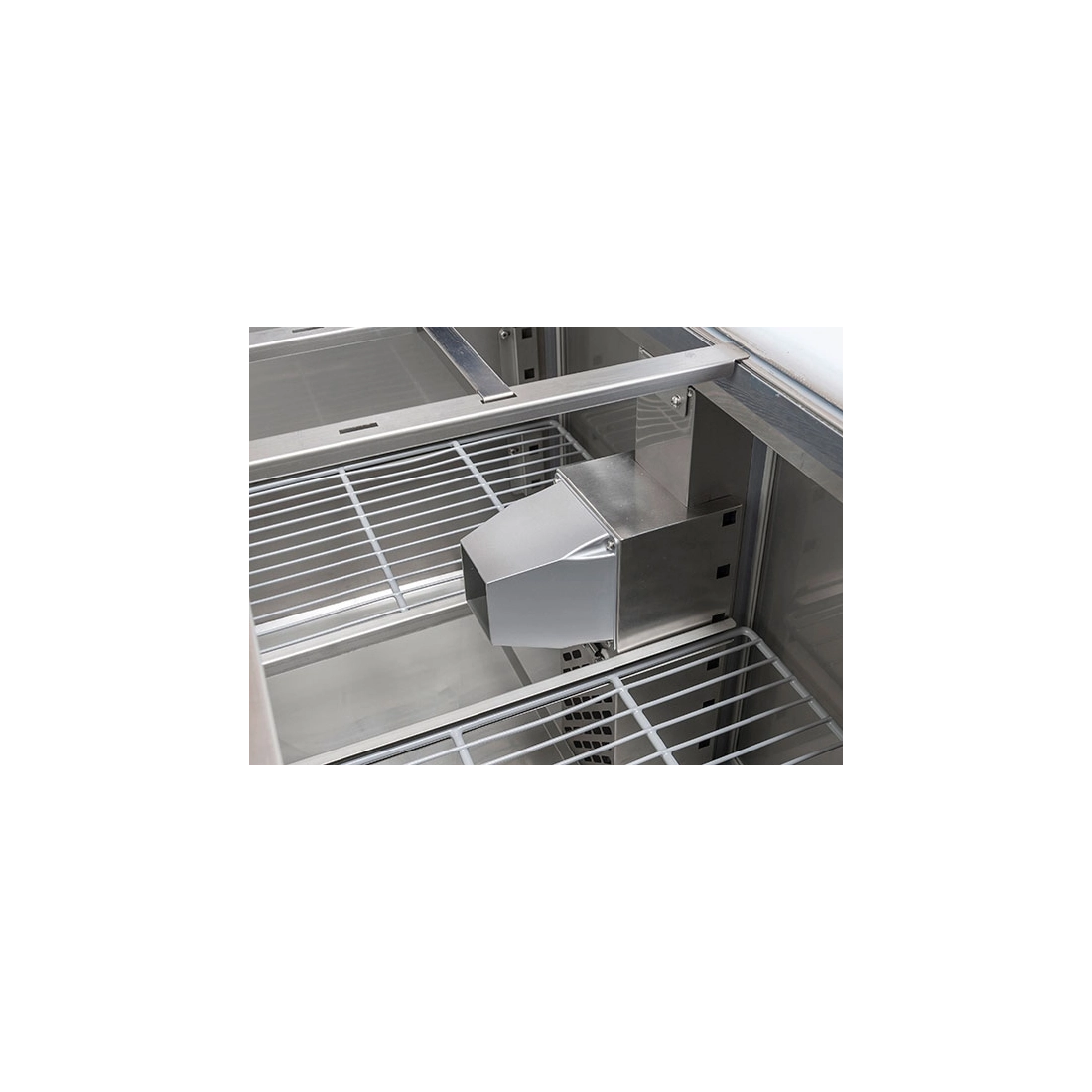 COOL HEAD ,CRP90, Pizza & Sandwiches Preparation Chiller With Two Doors And Granite Worktop - Depth 70 cm|mkayn | مكاين