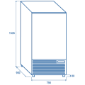 COOL HEAD ,RF100A, Upright Blast Chiller and Shock Freezer 10 trays|mkayn | مكاين