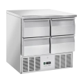 COOL HEAD ,CRD94, Refrigerated Preparation Saladette with 4 Drawers|mkayn | مكاين