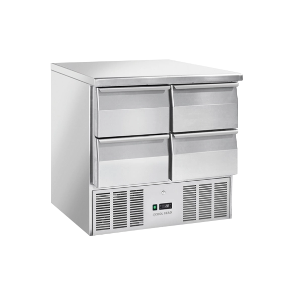 COOL HEAD ,CRD94, Refrigerated Preparation Saladette with 4 Drawers|mkayn | مكاين