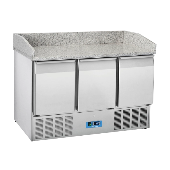 COOL HEAD ,CRM 93A, Sandwiches Preparation Chiller With Three Doors And Granite Worktop|mkayn | مكاين