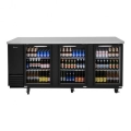 Turbo Air ,TBB-4SG, Three Glass Doors Back Bar Refrigerator Showcase 940L|mkayn | مكاين