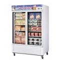 Turbo Air ,FRS-1250F, Double Glass Door Freezer Showcase 1220L/44 cu.ft.LED Lighting,Swing Door|mkayn | مكاين