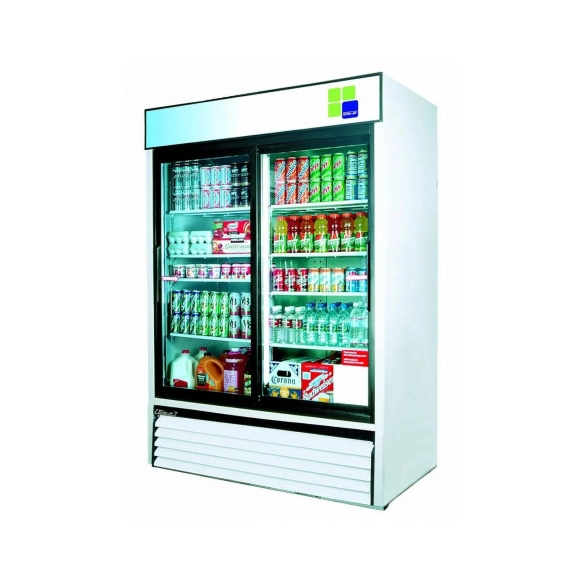 Turbo Air ,FRS-1900R, Double Glass Door Refrigerated Showcase 1250L/45 cu.ft., LED Lighting,Sliding Door|mkayn | مكاين