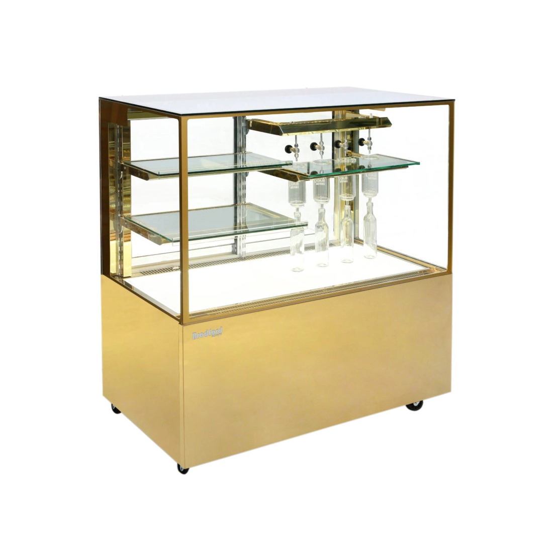 Bradford ,BF120-SLGC, Square Cold Brew Showcase Golden 120cm|mkayn | مكاين