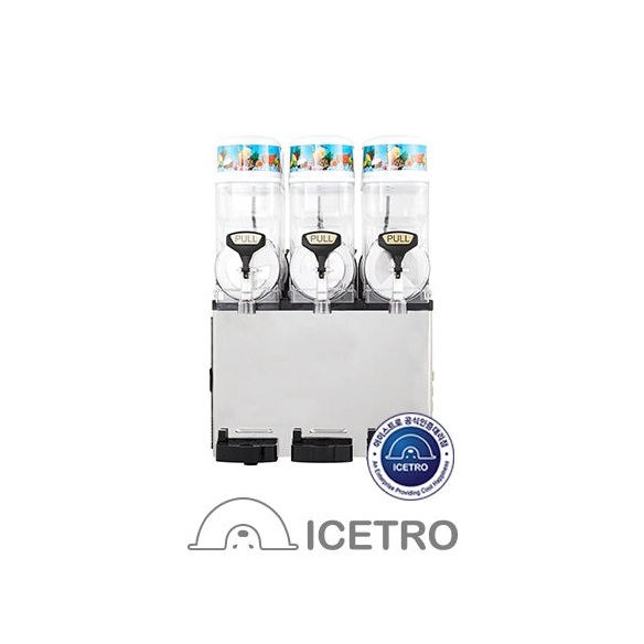 Icetro ,SSM-420, 3 Compartments Slush Machine 36L|mkayn | مكاين