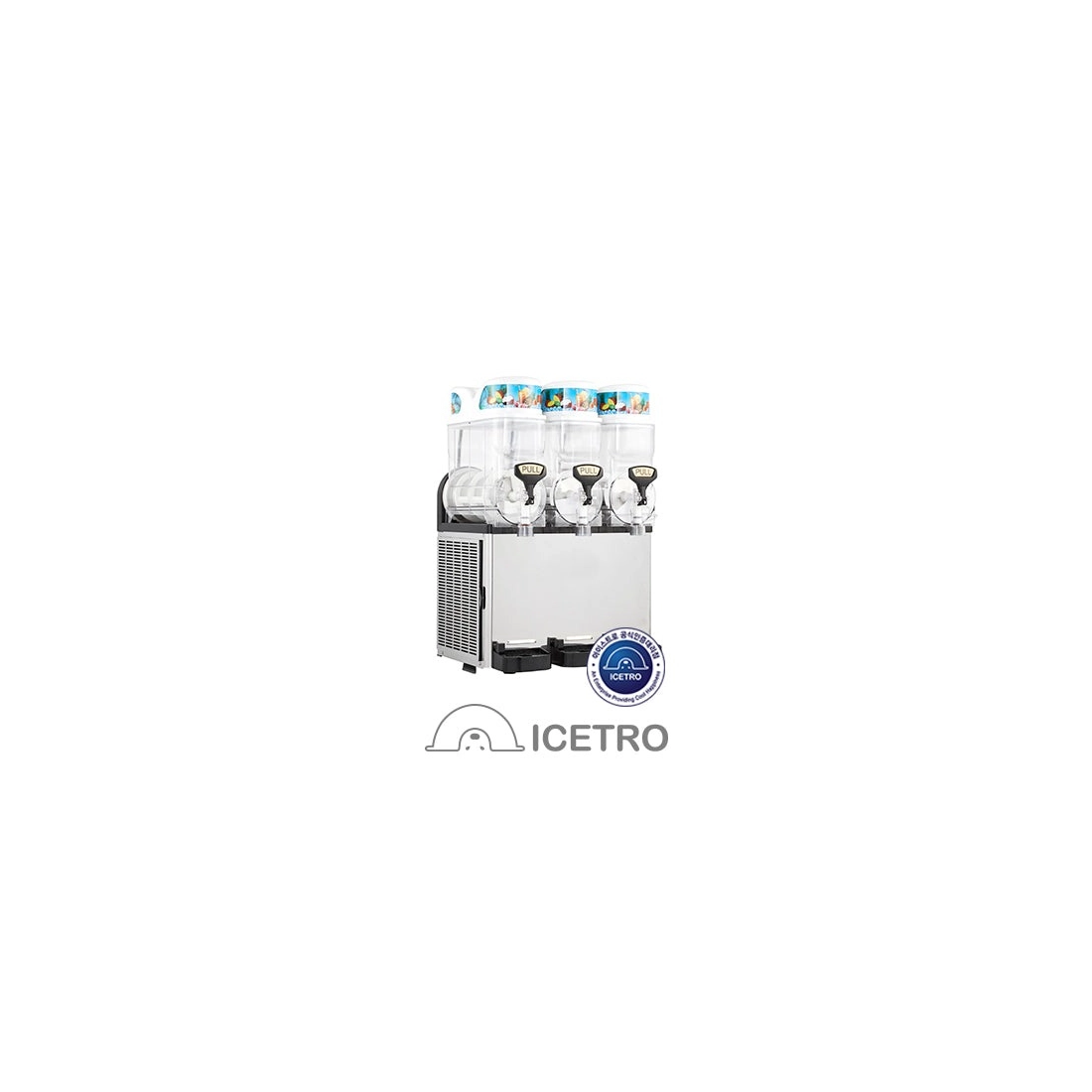 Icetro ,SSM-420, 3 Compartments Slush Machine 36L|mkayn | مكاين