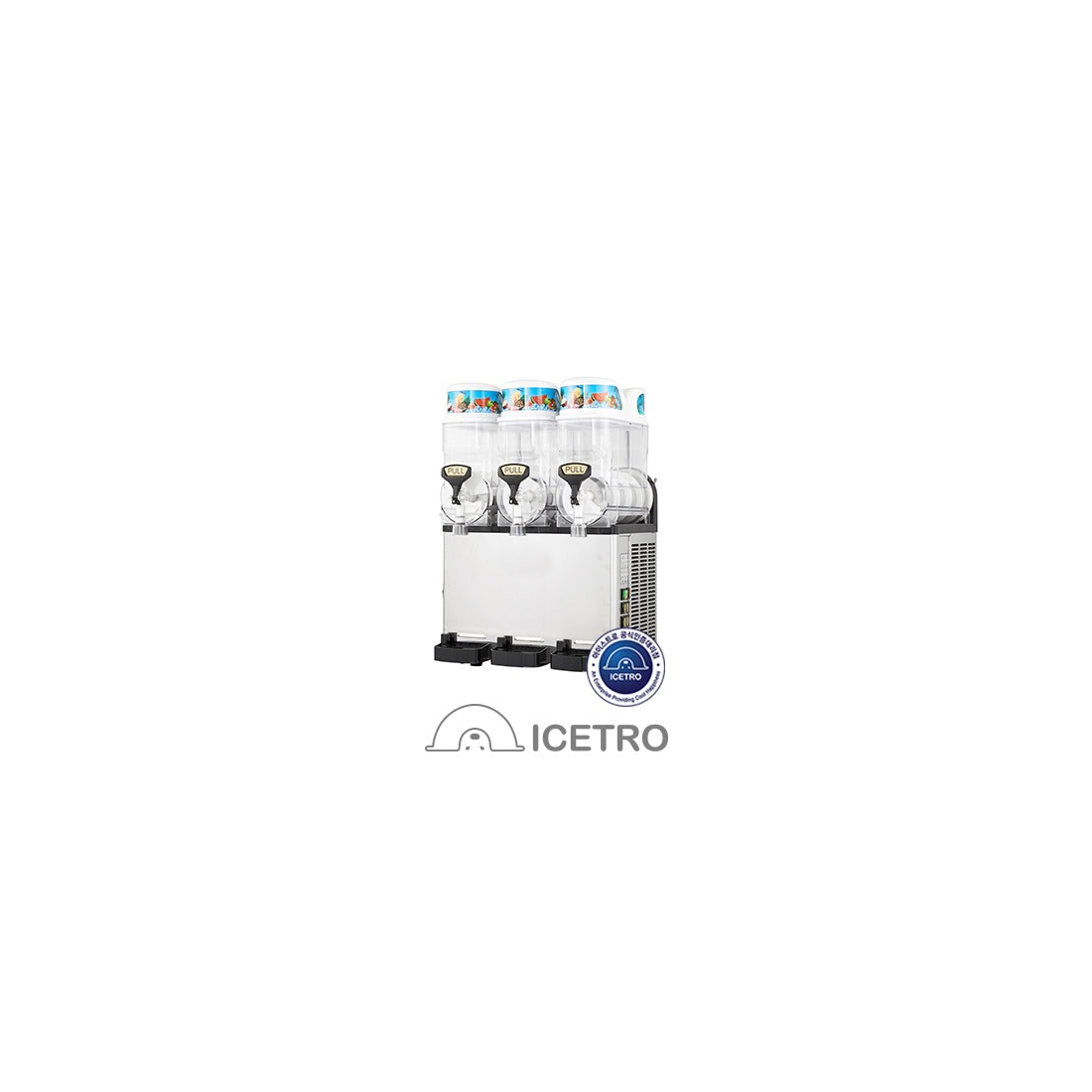 Icetro ,SSM-420, 3 Compartments Slush Machine 36L|mkayn | مكاين