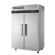 Turbo Air ,KR45-2, Stainless Steel Reach-In Two Solid Swing Doors Top-Mounted Refrigerator 1215L|mkayn | مكاين