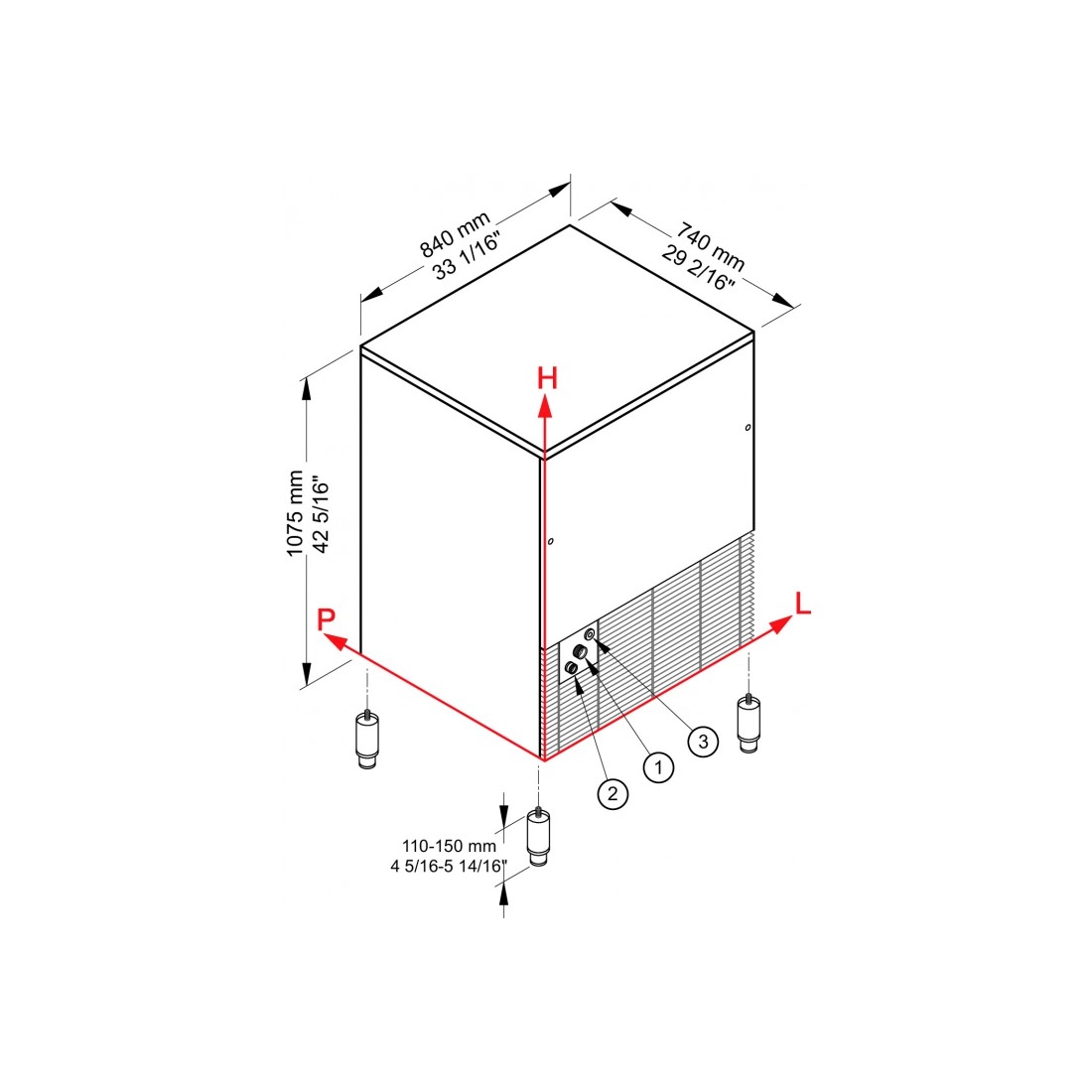 Brema ,CB1565A, Ice Cube Maker 155 kg|mkayn | مكاين