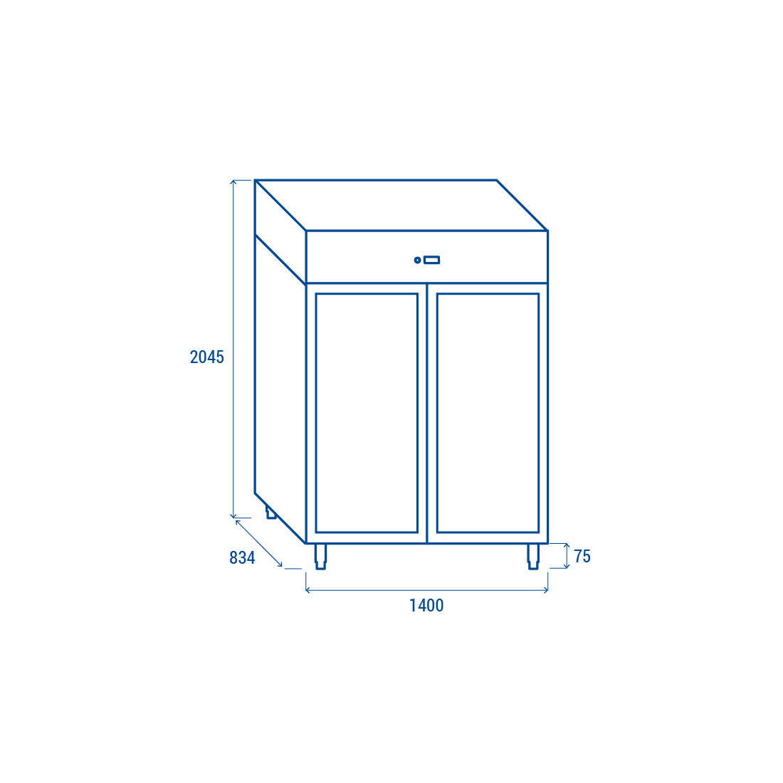 Cool head ,QRG12, two-door upright glass refrigerator|mkayn | مكاين