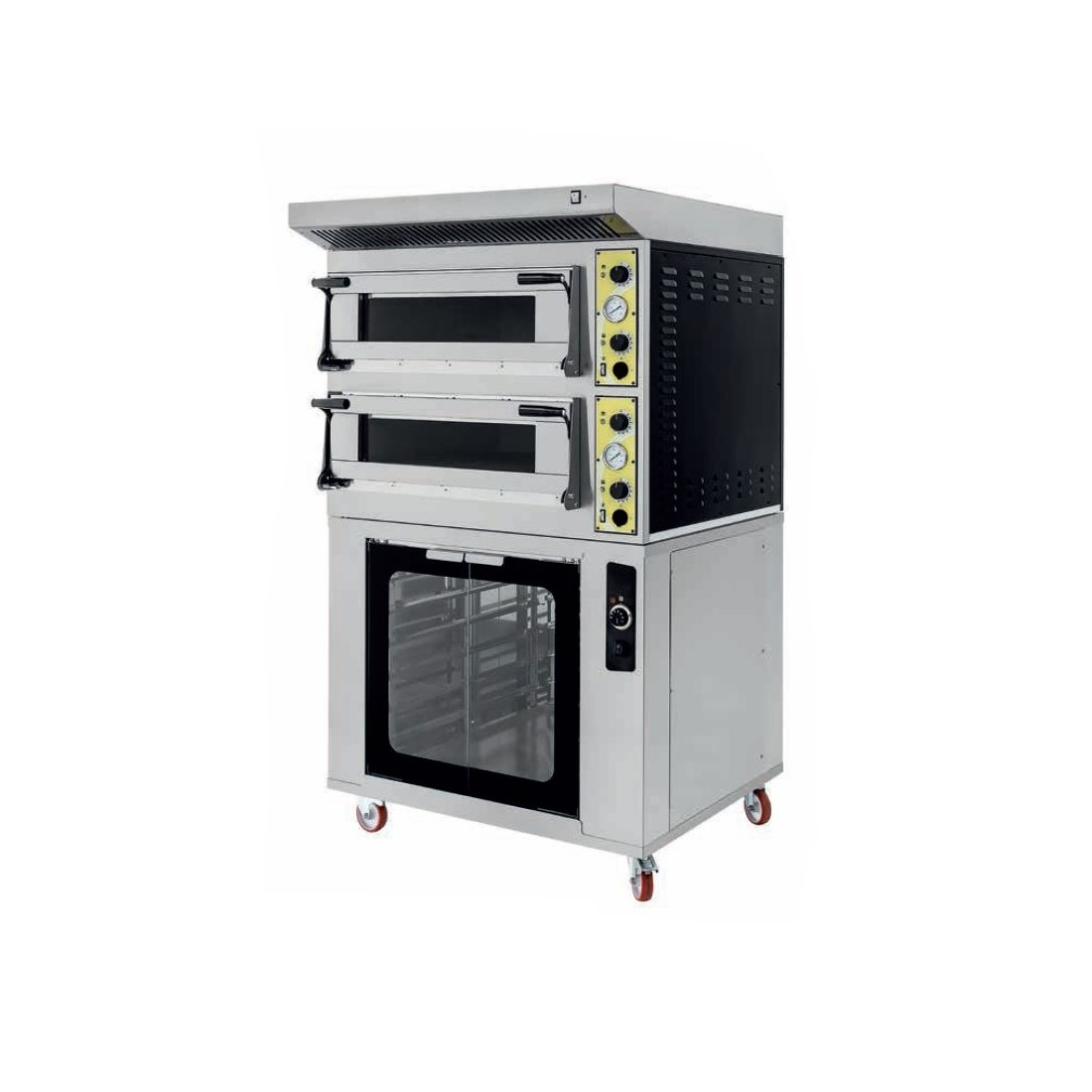 Prismafood pizza oven Two Door with proofer|mkayn | مكاين