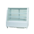 Omaj ,XCW-100L, White Cake Display Chiller  Countertop Curved Glass -70cm|mkayn | مكاين