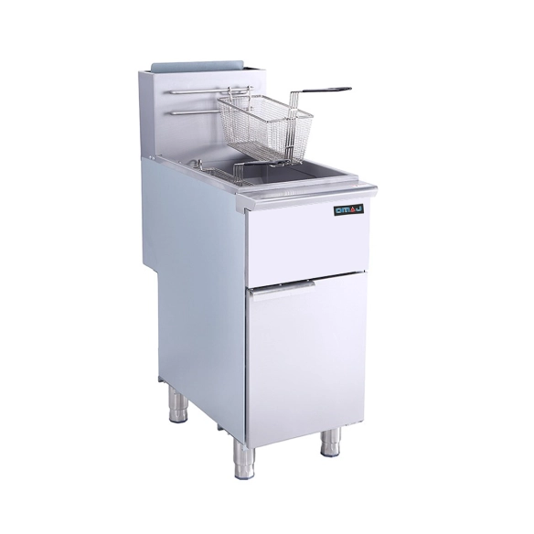 Tecnoinox ,FRV47FG9T, High-Performance Freestanding Gas Deep Fryer 17L|mkayn | مكاين