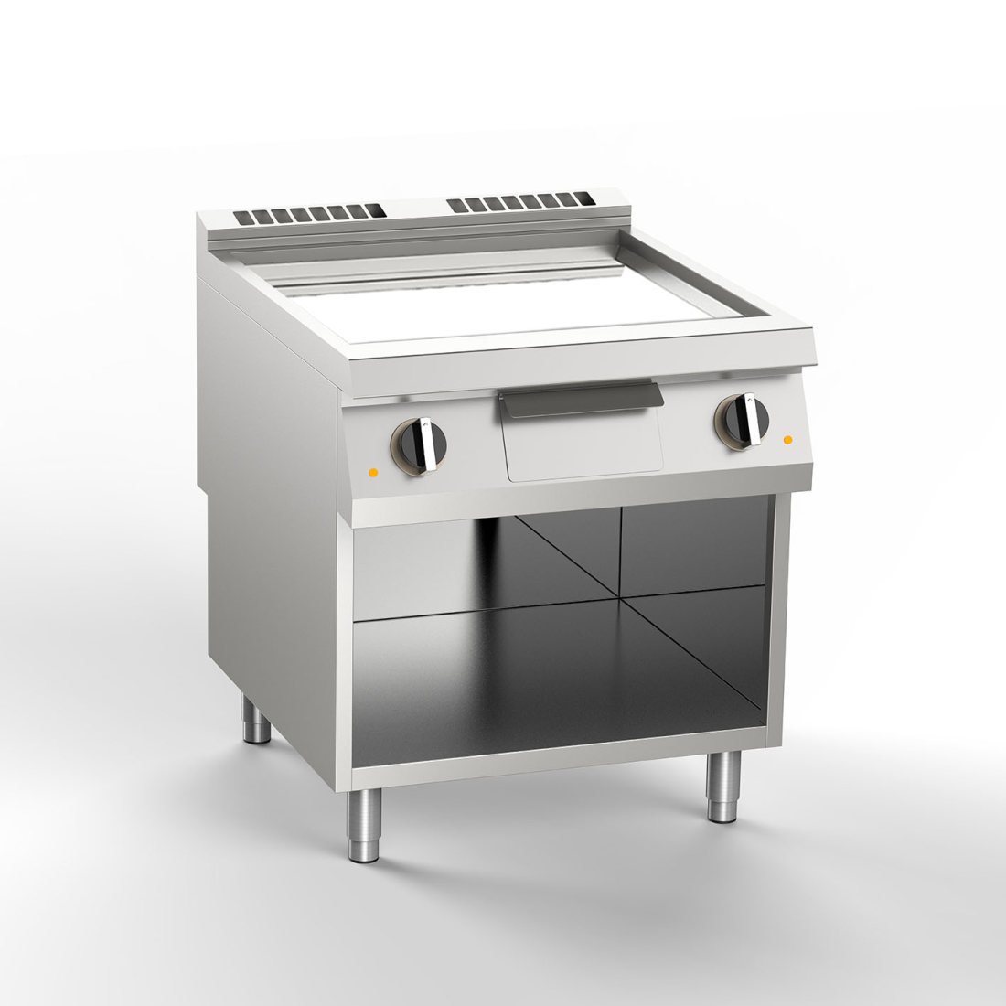 Silko ,NEBE94GL, electric fry top 80 cm smooth on open module line 900|mkayn | مكاين