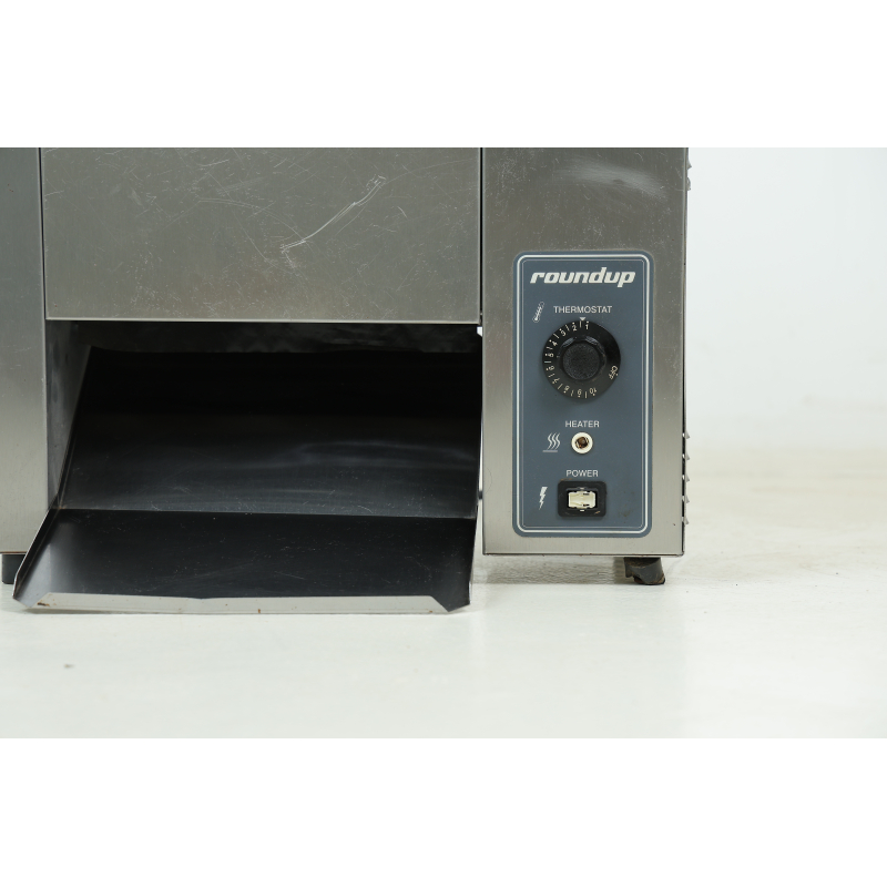 Used Roundup ,VCT-25, Vertical Contact Stainless Steel Dual Toaster