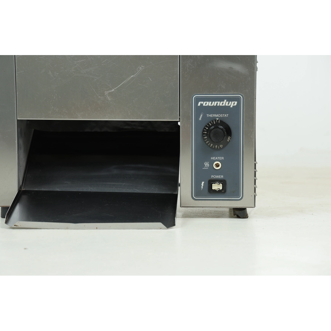 Used Roundup ,VCT-25, Vertical Contact Stainless Steel Dual Toaster|mkayn | مكاين