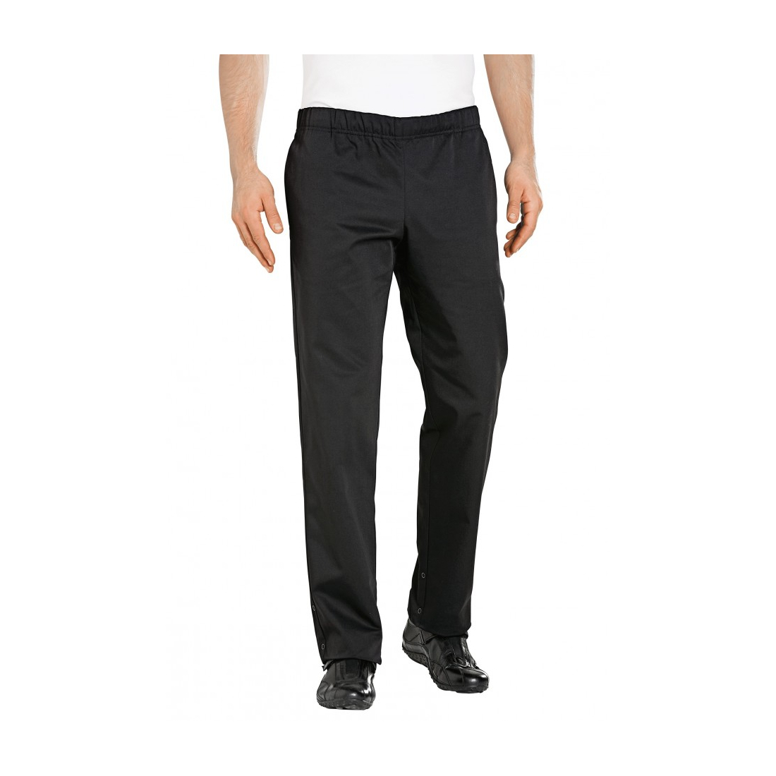 Chef Pants| Full Elastic in black|mkayn | مكاين