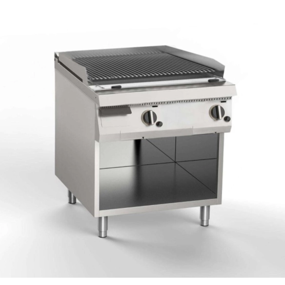 Silko ,NEGL74G, lava rock gas grill 80 cm on open module line 700|mkayn | مكاين