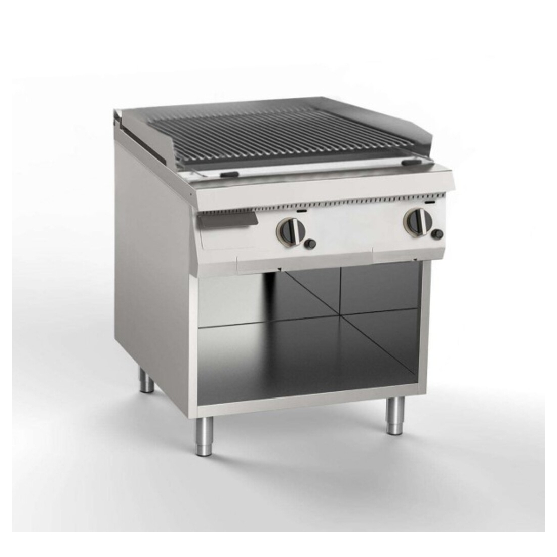 Silko ,NEGL74G, lava rock gas grill 80 cm on open module line 700|mkayn | مكاين