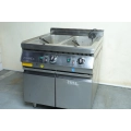 Used Pimak 2-basin gas fryer 24*2 litres|mkayn | مكاين