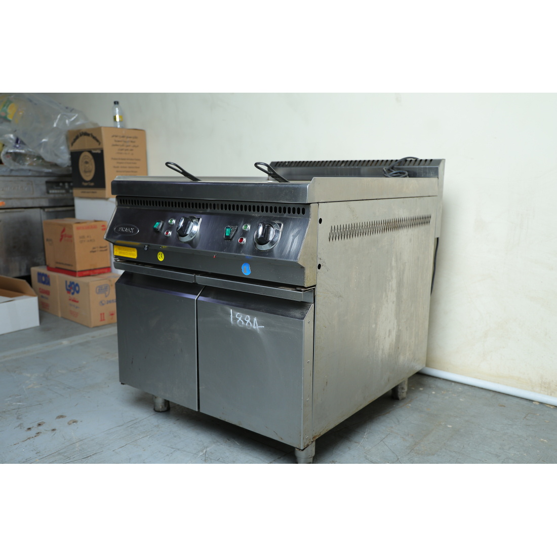 Used Pimak 2-basin gas fryer 24*2 litres|mkayn | مكاين