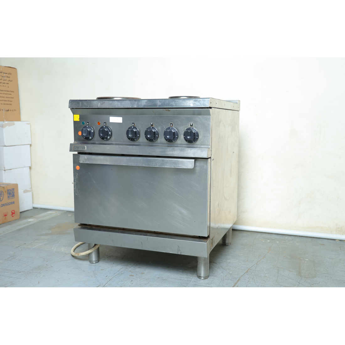 Used Alpeninox 4 burner electric stove with oven|mkayn | مكاين